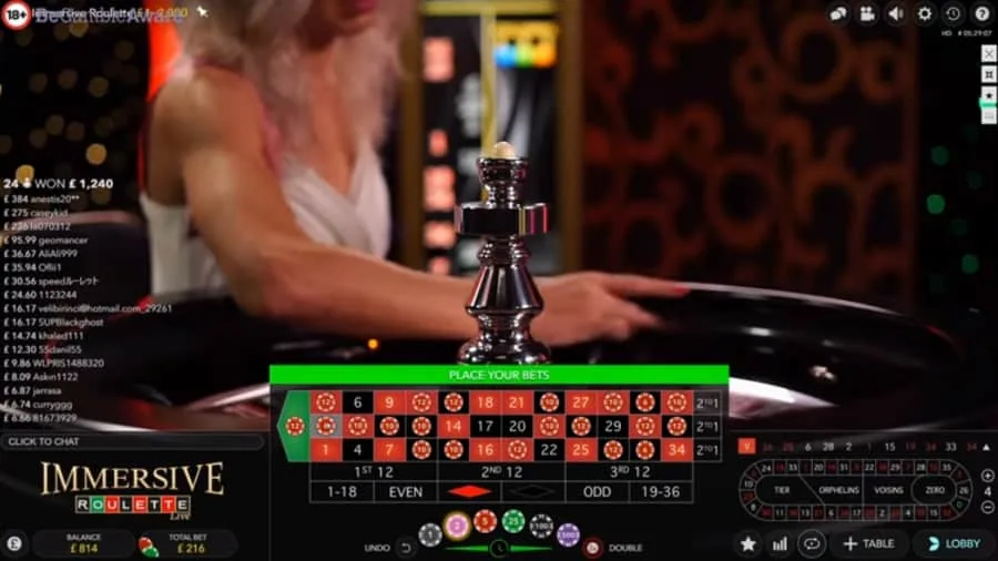 Immersive Roulette Immersive Roulette