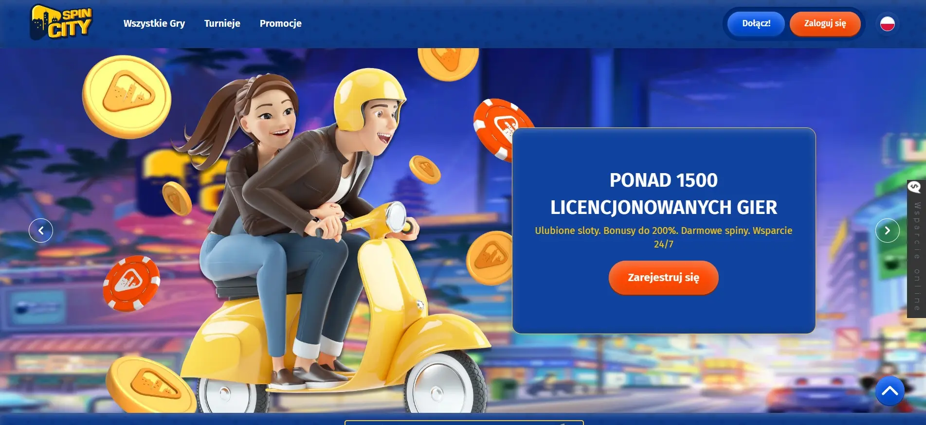 Kasyno internetowe SpinCity