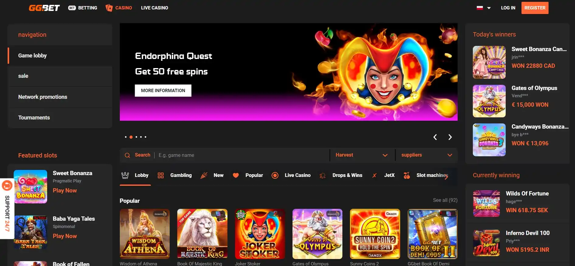 Kasyno online GGBet