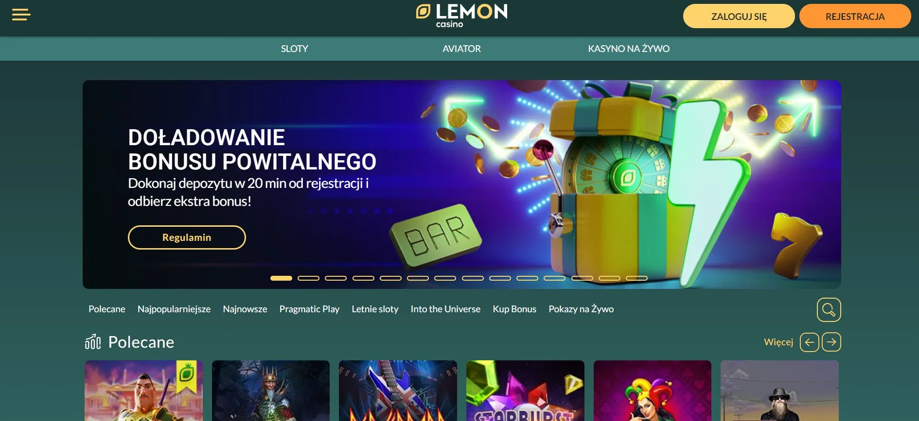 Lemon kasyno Polska