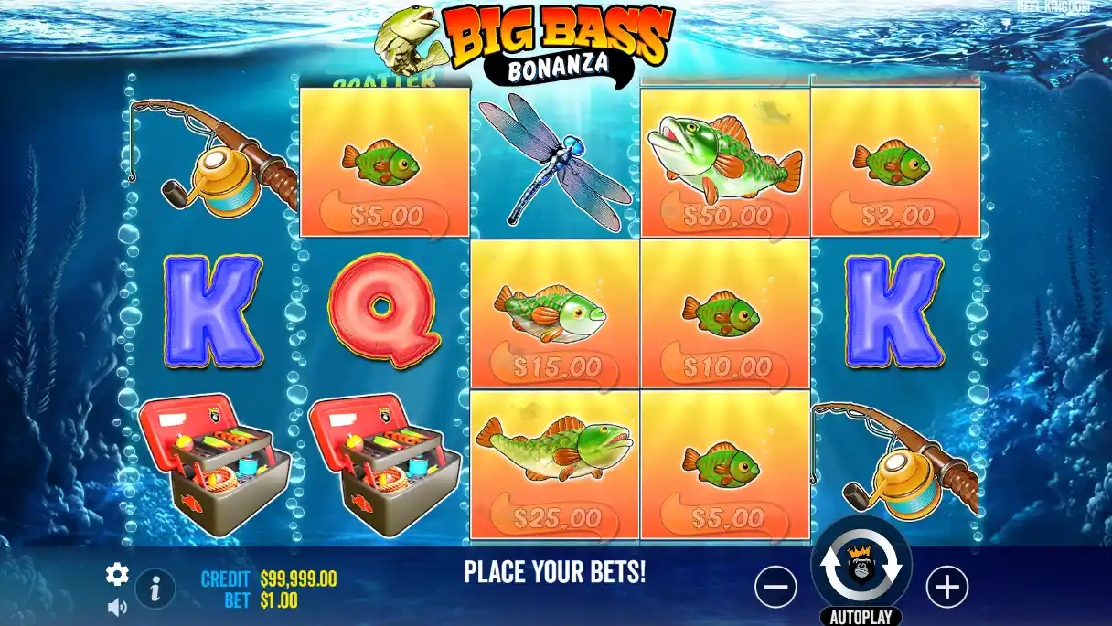 Rozwiązania gry slotowej Big Bass Bonanza Gra Big Bass Bonanza