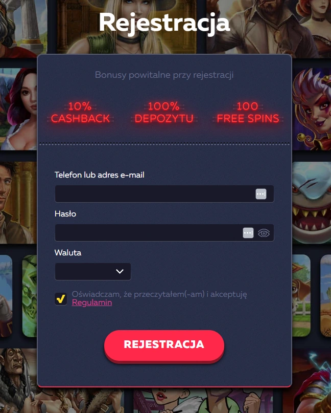Aby rozpocząć przygodę z Vavada Casino, wystarczy wypełnić formularz rejestracyjny. Przeprowadzi Cię on przez podanie podstawowych danych, jak e-mail, hasło czy preferowana waluta. Na początku nie musisz ujawniać osobistych informacji ani numeru telefonu. Rejestracja w kasynie Vavada